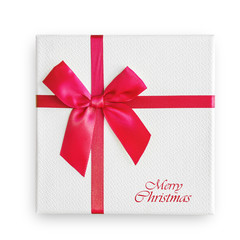 A gift box isolated on white background. 