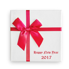 A gift box isolated on white background. 