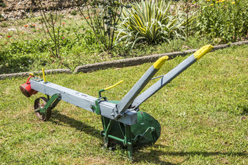  Traditional old hand plough. Garden Decoration
