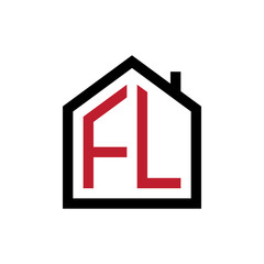 simple initial logo pentagon house