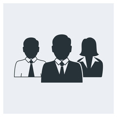 Fototapeta premium Business team icon