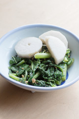 Japanese cuisine, simmered Taro called Satoimo