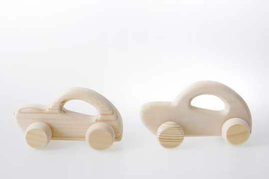 Wooden cars
