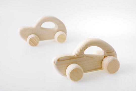 Wooden cars
