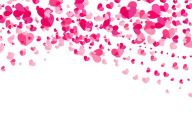 Abstract background with hearts.