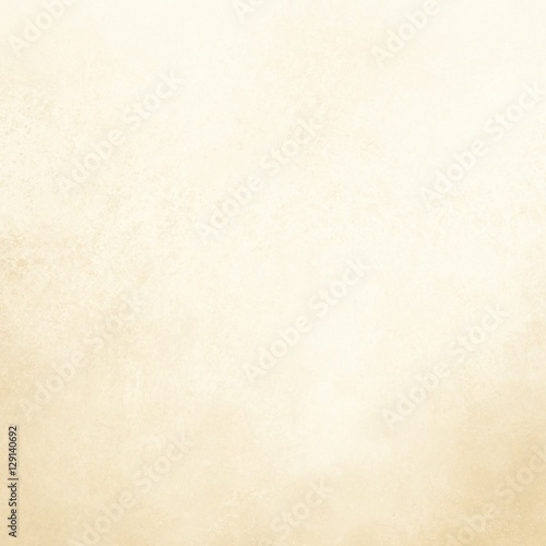 Plain White Background With Yellowed Vintage Texture Stock Photo