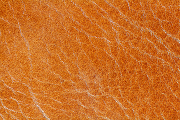 Brown leather texture, leather background for design with copy space for text or image.