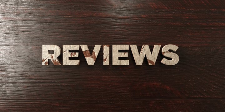Reviews - grungy wooden headline on Maple  - 3D rendered royalty free stock image. This image can be used for an online website banner ad or a print postcard.