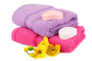 Towels and soaps