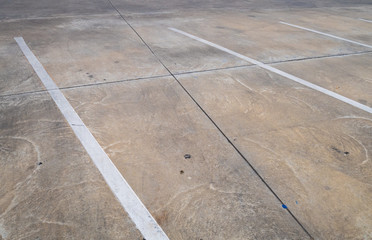 Line Parking on the road at parking area.