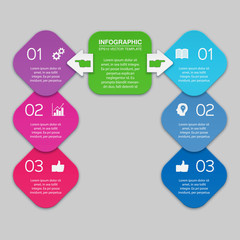 Vector infographic template