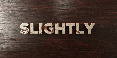 Slightly - grungy wooden headline on Maple  - 3D rendered royalty free stock image. This image can be used for an online website banner ad or a print postcard.