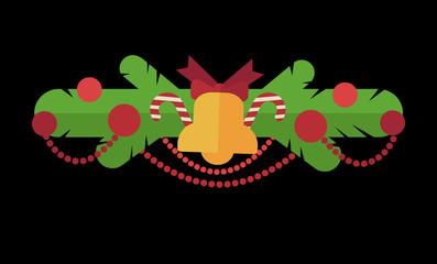 Christmas design template card. Vector background