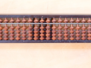 Japanese abacus called Soroban