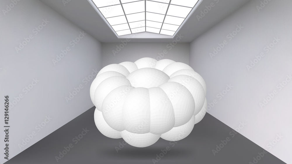 Poster abstract creative concept vector background of geometric shapes the lines connected to points in the