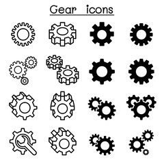 Gear icons
