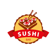 vector logo sushi