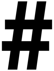 Obraz premium Hashtag Icon