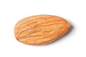 Single almond isolated