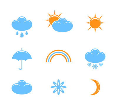 Weather. Icon set