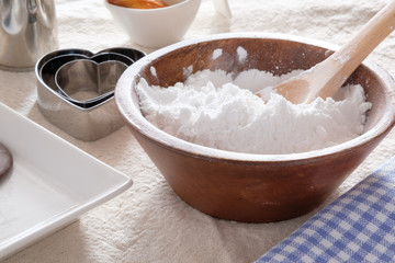 made from non-glutinous rice