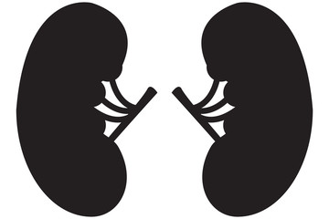 Kidney Icon Black