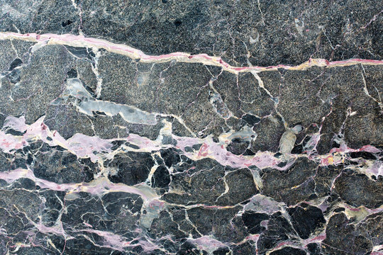 Natural of dark gray marble pattern for design.
