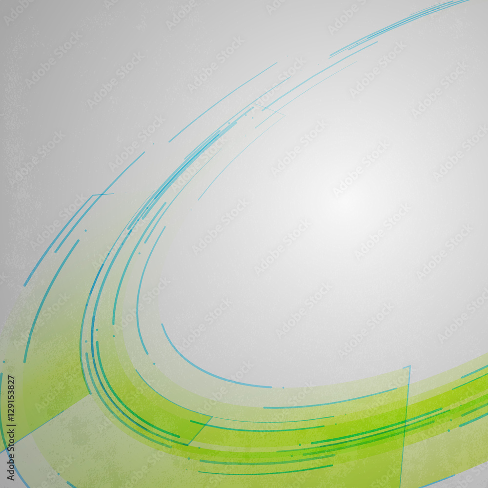 Poster techno vector circle abstract background