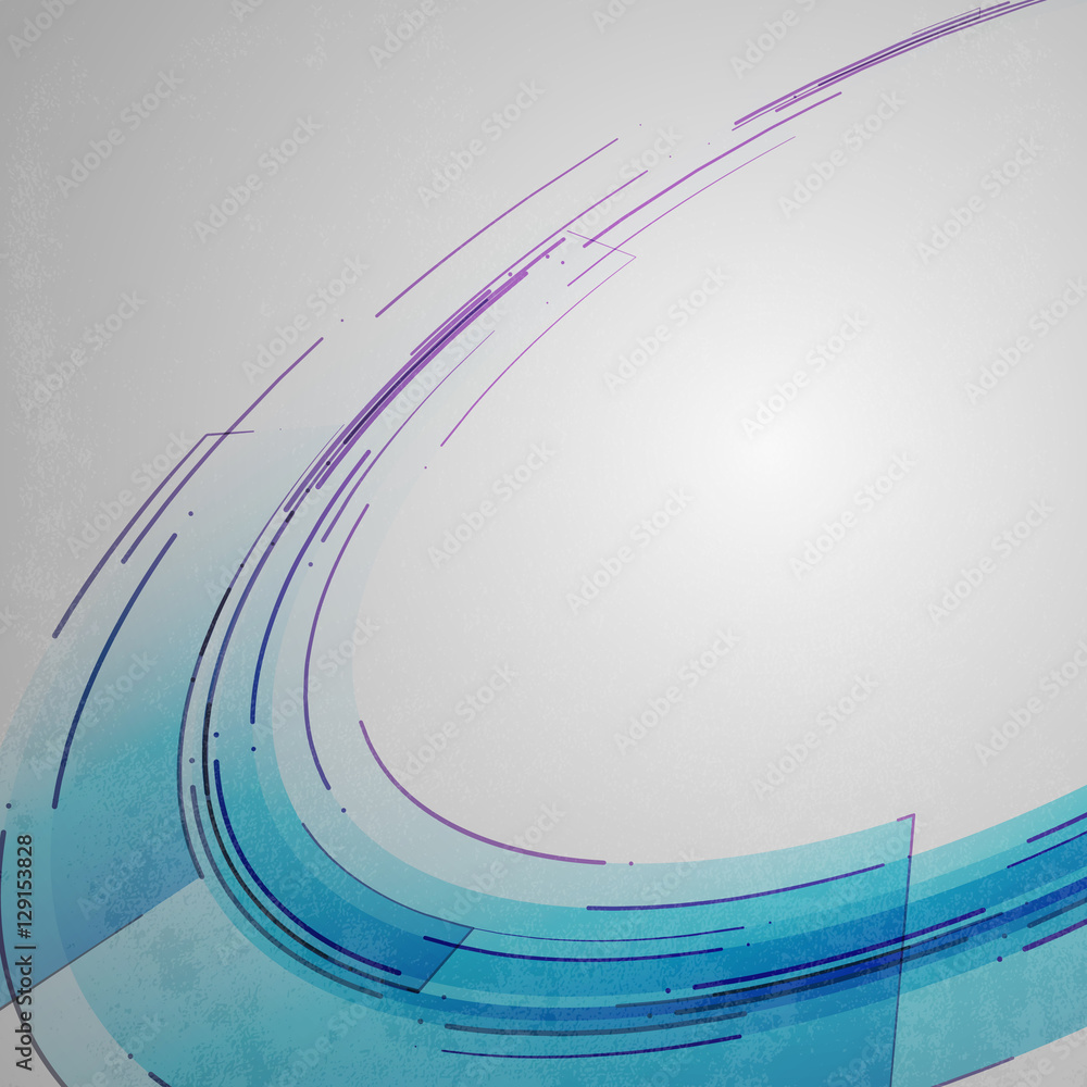 Poster techno vector circle abstract background