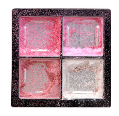 Fototapeta premium Very used eyeshadow box isolate.