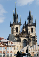 Fototapeta premium Church of our lady before Tyn, Prague