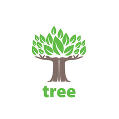 Obraz premium vector logo tree