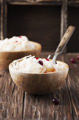 Traditional russian sour cabbage
