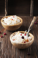 Traditional russian sour cabbage