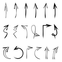 hand drawn arrows