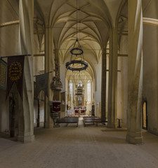 Wnętrze kościoła w Mosna, Rumunia © Dejan Gospodarek