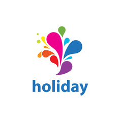 vector logo holiday