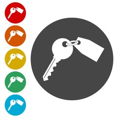 Key Icon with house 