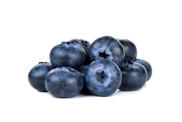blueberry isolated on the white background