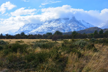 Fototapeta na wymiar Landscape in Patagonia Chile
