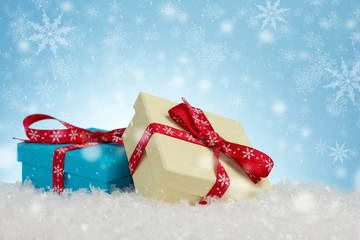Winter holidays background