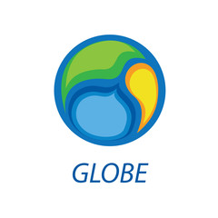 vector logo globe