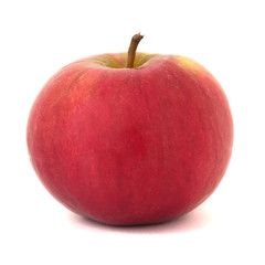 red apple isolated on white