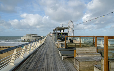Naklejka premium Freizeitpark an der Nordsee bei Scheveningen