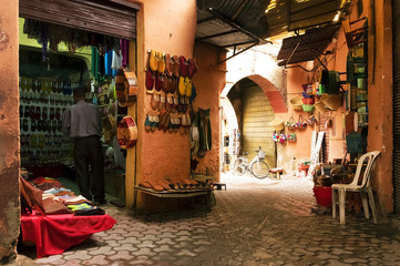 Old medina of Marrakesh, Morocco, Africa