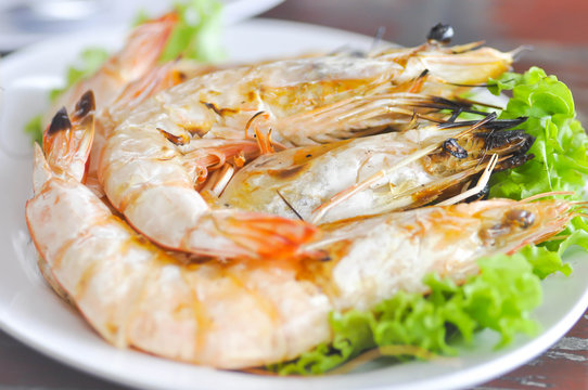 grilled shrimp or shrimp barbecue