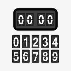 Clock counter illustration