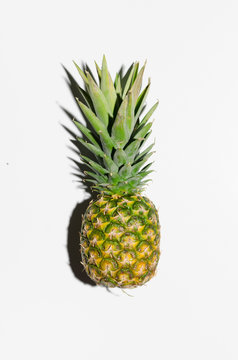 Pineapple On White Background