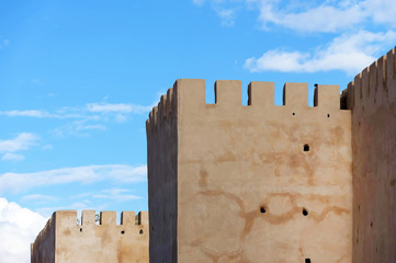 Architectural detail in Meknes old Medina, Morocco, Africa