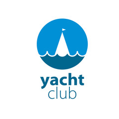vector logo yacht
